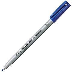 Image of Non- Permanent Marker Bullet Tip Large Blue