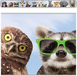 Image of Go Wild Animals Straight Border Trim