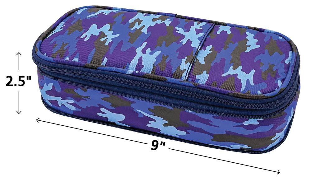 Image of Blue Camo Pencil Case