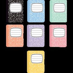 Image of Cool for School Composition Books Accents