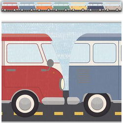 Image of Moving Mountains Road Trip Camper Vans Straight Border Trim
