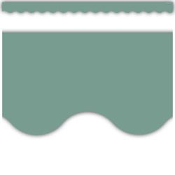 Image of Retreat Green Scalloped Border Trim