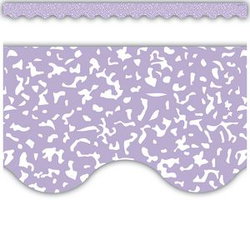 Image of Composition Purple Scalloped Border Trim