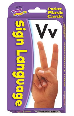 Image of Sign Language Pocket Flash Cards