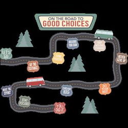 Image of Moving Mountains Road Trip On the Road to Good Choices Mini Bulletin Board