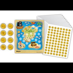 Image of Treasure Hunt Reward Trackers with Stickers