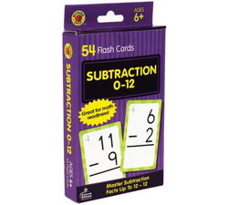 Image of Subtraction 0-12 Flashcards