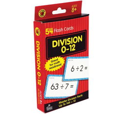 Image of Division 0 to 12 Flash Cards