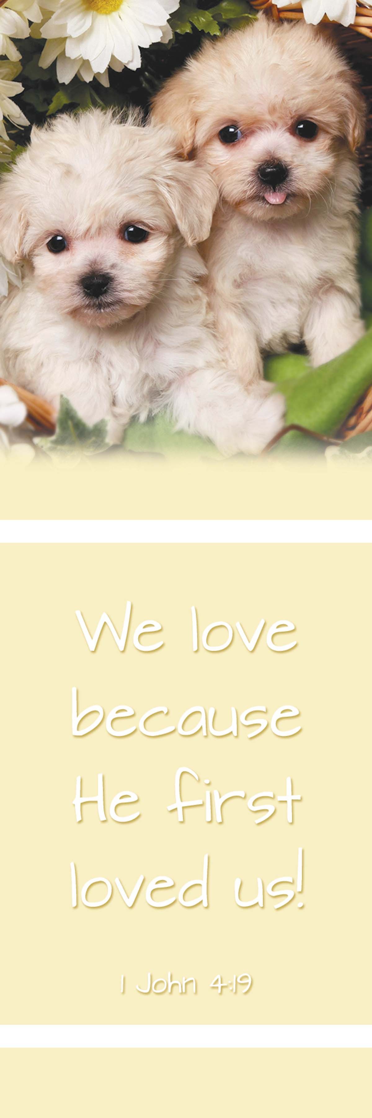 Image of Bookmark: Two Puppies