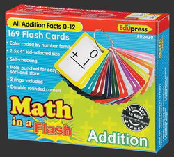 Image of Math in a Flash Cards: Addition