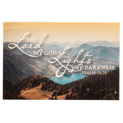 Image of Bookmark IBB The Lord My God Psalm 18:28