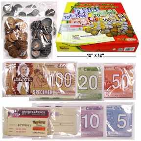 Image of Canada Play Money -Deluxe Set