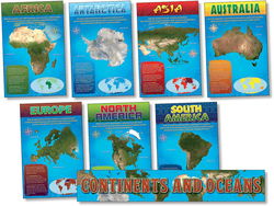 Image of Continents and Oceans Bulletin Board