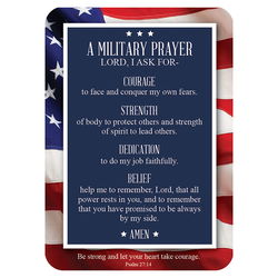 Image of Verse Card – Military Prayer Psalm 27:14