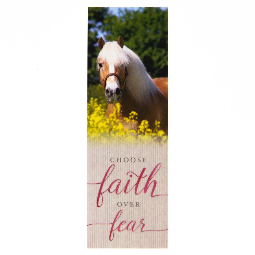 Image of Bookmark Faith over Fear -Horse