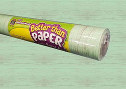 Image of Mint Painted Wood Better Than Paper Bulletin Board Roll