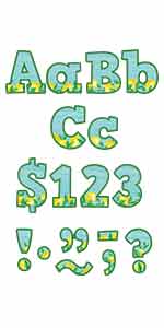Image of Bold Block 4′ Letters Combo Pack Lemon Zest-