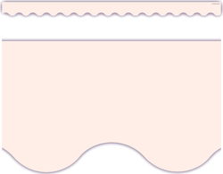 Image of Scalloped Border Trim Blush