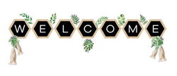 Image of Welcome Bulletin Board Simply Boho