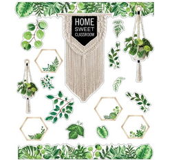 Image of Home Sweet Classroom Bulletin Board Set Simply Boho