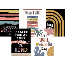 Image of Wonderfully Wild – Positive Poster Set (5)