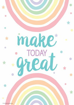 Image of Pastel Pop – Make Today Great Positive Poster