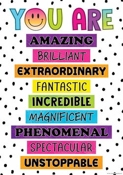Image of Brights 4Ever – You Are Amazing Positive Poster