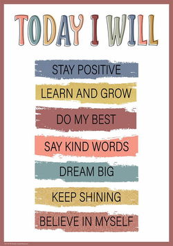 Image of Wonderfully Wild – Today I Will Positive Poster