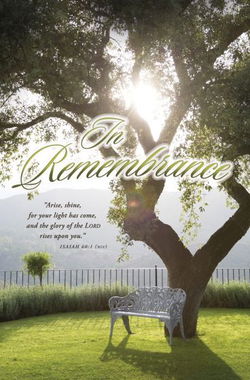 Image of Bulletin- Funeral- In Remembrance