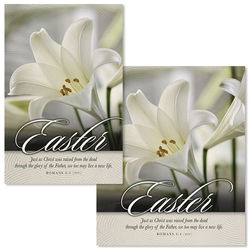 Image of Bulletin – Easter A New Life, Romans 6:4 (NIV) – 100pk