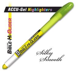 Image of Highlighter-ACCU-Gel Bible Hi-Glider-Yellow