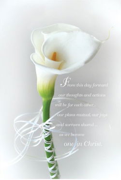 Image of Bulletin Wedding – From this day forward