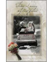 Image of Bulletin-Just Married (Children) Song Of Songs 5:16 -Pack Of 100