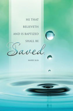 Image of HE THAT BELIEVETH BAPTISM SAVED BUL