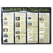 Image of ANSWERS TO EVOLUTION: WALL CHART
