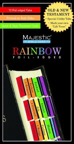 Image of Majestic Rainbow Bible Tabs
