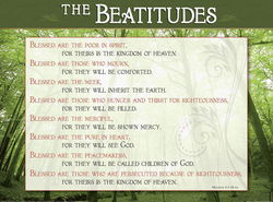 Image of The Beatitudes Laminated Chart