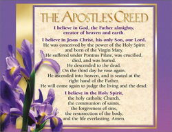 Image of The Apostles’ Creed, Laminated Wall Chart