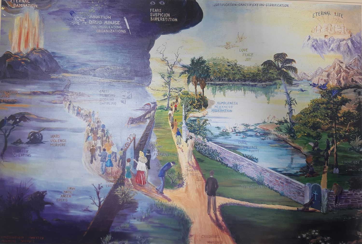 Image of DWSO Broad and Narrow Way -Poster – not stocking