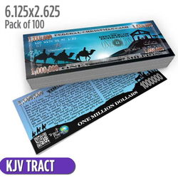 Image of Tract: Nativity Million Dollar Bill – 100 Pk KJV