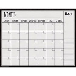 Image of Calendar Write-On / Wipe-Off Chart 17′ x 22”