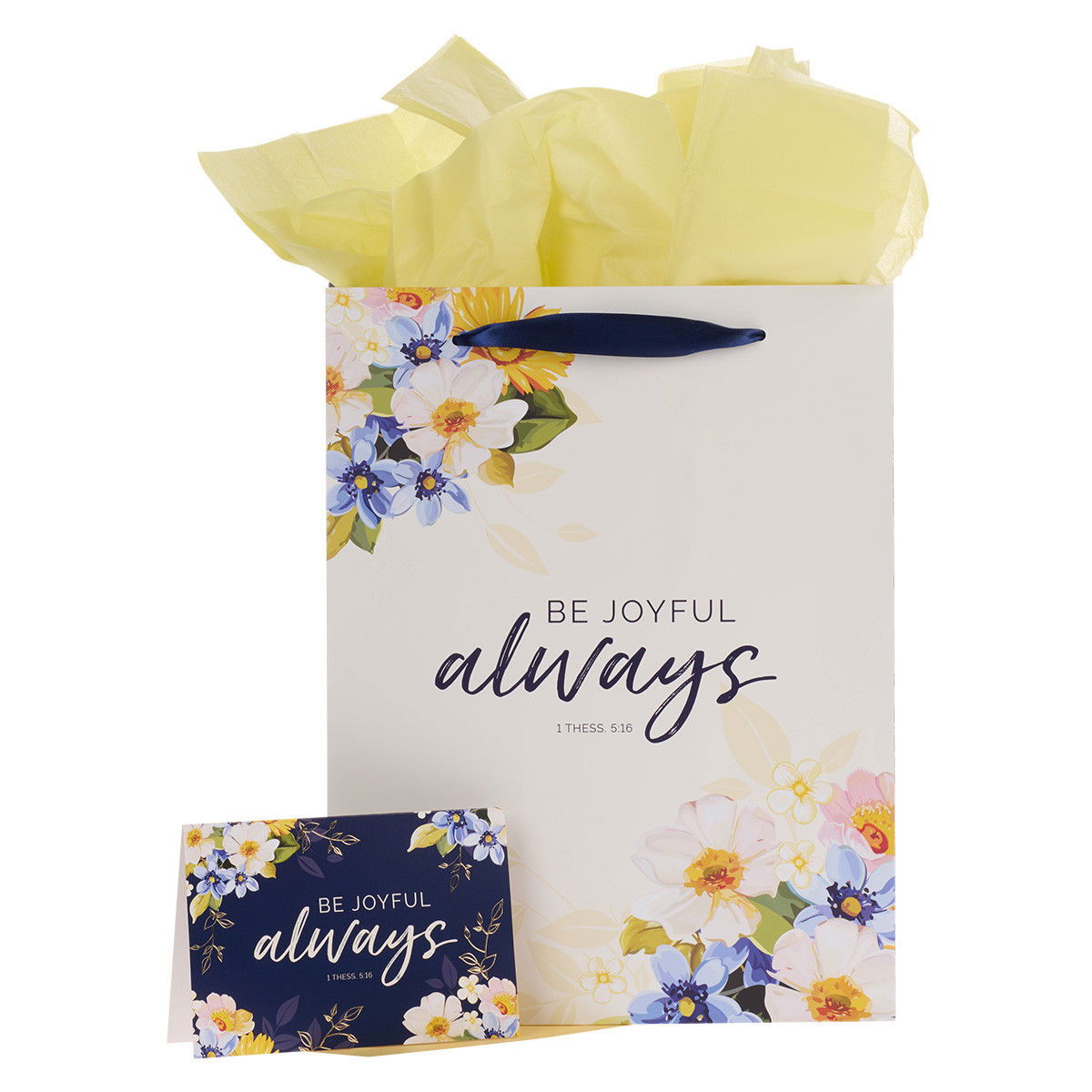 Image of Gift Bag w/ Card LG Portrait Be Joyful Always
