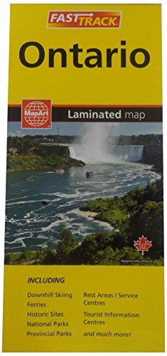 Image of Map Ontario Fast Track Folded Plastic