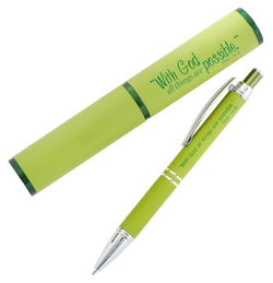 Image of Gift Pen All Things Possible, Green – Matthew 19:26