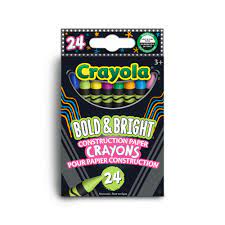 Image of Bold & Bright Construction Paper Crayons 24’s