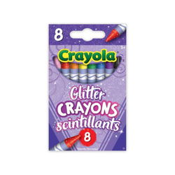 Image of Crayola Glitter Crayons, 8 Count