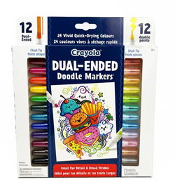 Image of Dual-Ended Doodle Markers, 12 Count
