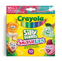 Image of Silly Scents Smash-Ups Broad Line Markers, 10 Count