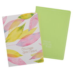 Image of Notebook Set 2pc Citrus Leaves