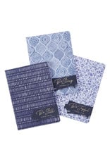 Image of Notebook Set 3pc Blue Ps. 46:10, Josh. 1:9, 1 Thess. 5:16